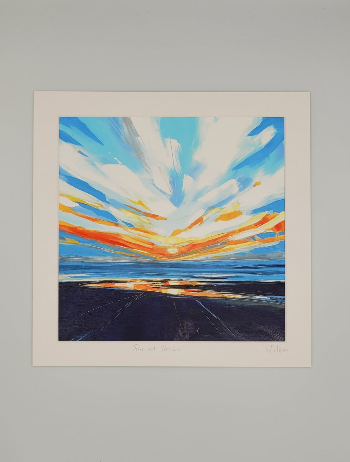 Sunset Skies. Art Prints by Jo Allum